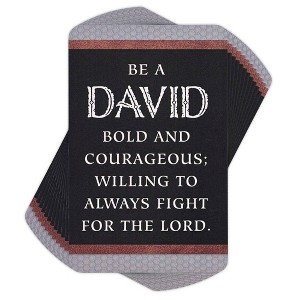 Dicksons BKMPK-472 Be A David Black and Maroon 4 Inch Paper Place Keeper Pocket Card Bookmark Pack of 12 - 1 of 2