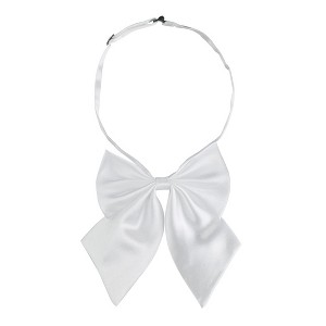 Allegra K Women's Pre-tied Adjustable Solid Color Bowknot Bow Ties - 1 of 4