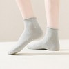Anna-Kaci 5 Pairs Women’s Ankle Socks Soft Ribbed Top with Small Polka Dot Pattern for Loafers Ballet Flats or Sneakers - 2 of 4
