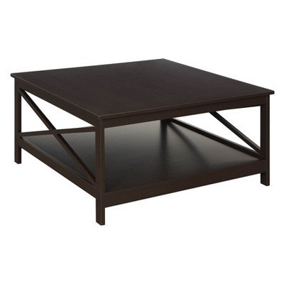 36" Oxford Square Coffee Table Espresso - Breighton Home