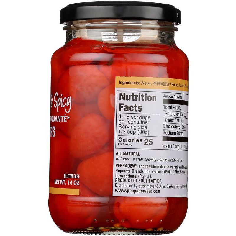 Peppadew Sweet & Spicy Juanita Piquante Peppers - Case of 12/14 oz, 5 of 7