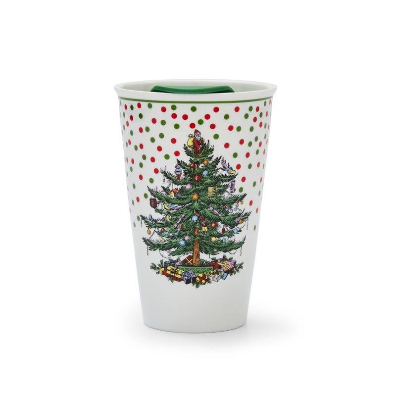 Spode Christmas Tree Polka Dot Travel Mug - 8 oz., 3 of 7