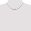 Black Bow Jewelry 1.45mm Sterling Silver Diamond Cut Solid Round Franco Chain Necklace - 2 of 4