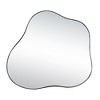 Wooakway 31.5"H 2-Piece Metal Accent Mirrors Novelty Wall Mirrors Asymmetrical Bathroom/Vanity Mirrors - 2 of 4