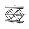 GOCAPTAIN 3-Tier Narrow Farmhouse Console Table, 32" Entryway Table with Open Storage Shelves, Console Sofa Table for Living Room, Entryway, Hallway - 3 of 4