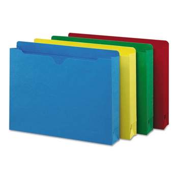 Smead Organized Up Poly Binder Pockets, 3-Hole Punched, Clear, 5/Pack  (89506)