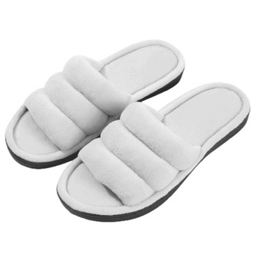 Roxoni Women's Coral Fleece Slippers with Cotton-Filled Comfort