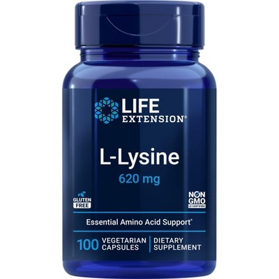 L-Lysine 620mg by Life Extension  -  100 VegCap