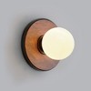 Troy Lighting Cadet 1 - Light Wall Light in  Black White Shade - 2 of 2