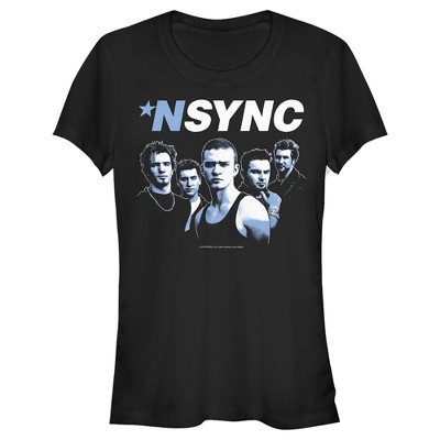 Juniors Womens NSYNC Attitude Pose T-Shirt