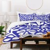 Deny Designs DorisciciArt Indigo Boho Floral Duvet Cover and Pillow Sham Set Blue - 3 of 4