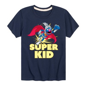 Boys' - Sesame Street - Grover Super Kid Short Sleeve Graphic T-Shirt - 1 of 4