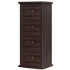 Resenkos File Cabinet, Filing Cabinet for Home Office, 4-Drawer File Cabinet, Vertical Wood Filing Cabinet,Brown - 3 of 4