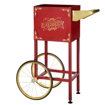 Great Northern Popcorn Red Matinee Movie 8 oz. Ounce Antique Popcorn Machine  and Cart – partyrentals