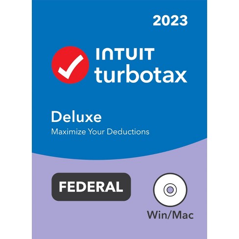 Turbotax 2023 Deluxe No State Tax Software : Target