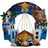 Bucilla Felt Wreath Applique Kit 12" Round-Town Of Bethlehem - 2 of 2