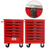 VASIP Double-Door Dustproof Tool Cart  with Layered Clapboard, Multifunctional Tool for Home,Garage - 4 of 4