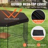 Munora 8-Panel Foldable Dog Playpen - 24" High Metal Pet Exercise Pen with Top Cover for Small/Medium Dogs, Indoor & Outdoor Use - 4 of 4