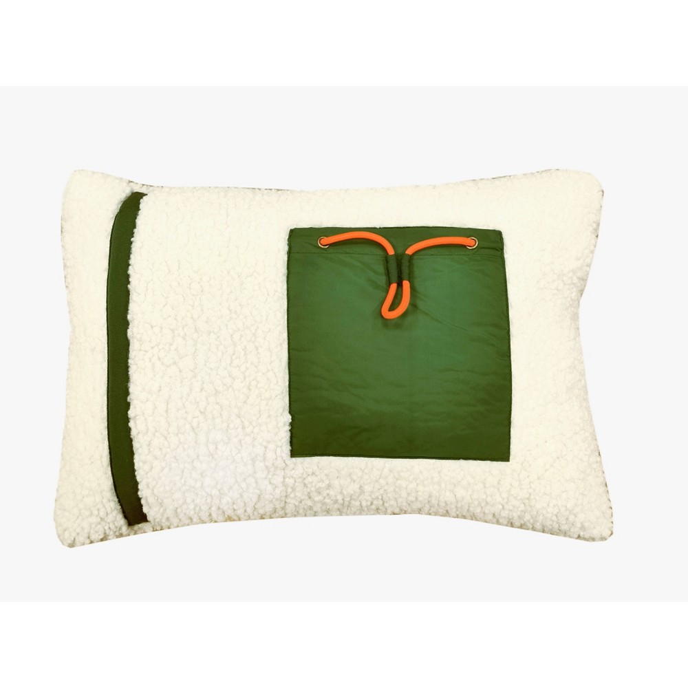 Seek Oblong Decorative Pillow with Pocket