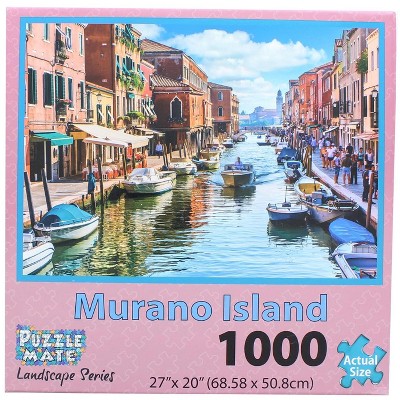 Puzzle Mate Murano Island 1000 Piece Jigsaw Puzzle