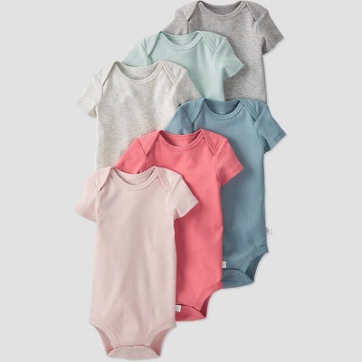Image of Baby Girls' 6pk Bodysuit - little planet by carter's Pink 6M