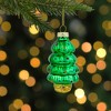 Northlight Set of 3 Holiday Figurines Glass Christmas Ornaments 3" - 3 of 4