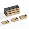 KIGFTSOD 59" Rattan Dresser with Drawers, 6 Drawer Dresser for Bedroom - 4 of 4
