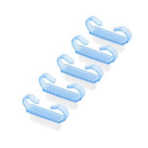 Unique Bargains Durable Horn Nail Cleaning Brush for Cleaning Fingernails Small 5Pcs - 1 of 4