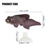 Unique Bargains Aquarium Glowing Simulation Decoration Artificial Golden Fish Ornament with Suction Cup Brown 1 Pcs - 4 of 4