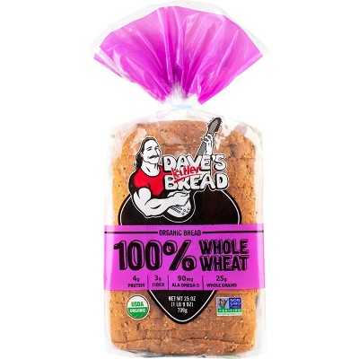 Dave's Killer Bread Organic 100% Whole Wheat Bread - 25oz