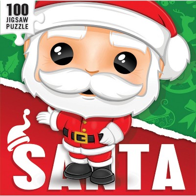 Santa Chibi Style 100-Piece Holiday Jigsaw Puzzle