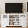 34'' Tall Farmhouse LED TV Stand,Entertainment Center with Storage,TV Media Console Table for TV Up to 65 Inch,TV Table - 3 of 4