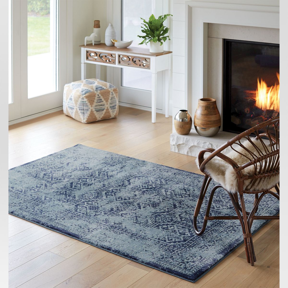 Overdyed Persian Area Rug - Threshold - thumbnail 5