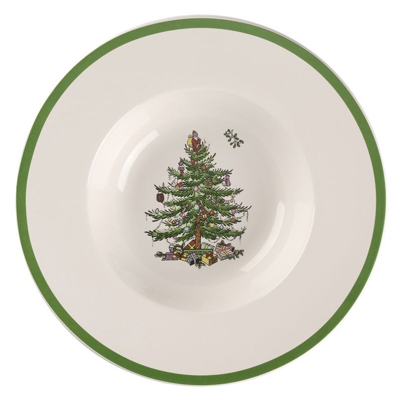 Spode Christmas Tree Rimmed 10 Inch Pasta Bowl - 10 Inch, 1 of 5