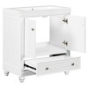 30" Bathroom Vanity with Single Sink Combo, Freestanding Ceramic Sink Vanity Set With Drawer, Bathroom Storage Cabinet For Home Bathroom Office Garage - 3 of 4