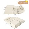 Baofuwish Soft Climb and Crawl Foam Playset 6 in 1,Childrens Foam Climbing Blocks,Soft Play Indoor Climb and Crawl Playground Area for Home - 4 of 4