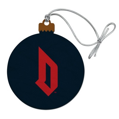 Duquesne University Primary Logo Wood Christmas Tree Holiday Ornament