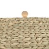 360 Lighting 30" Tall Large Coastal Tropical End Table Lamp Beige Sand Finish Single Seagrass Shade Living Room Bedroom Bedside Nightstand House - 3 of 4