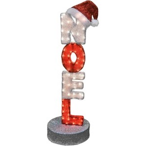 42" Candy Cane Lane Pre-Lit 2D Rotating Yard Art Noel - 1 of 1
