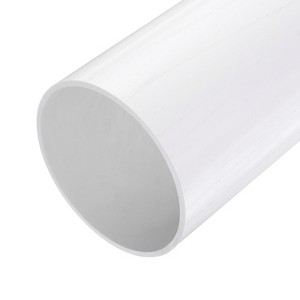 Unique Bargains Water Plumb Cable Sleeve PVC Rigid Round Pipes 9" Length - 1 of 3