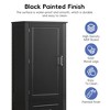 Rbied 23 in. W x 16 in. D x 61 in. H Bathroom Storage Cabinet Linen Cabinet with Adjustable Shelf - 4 of 4