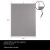 Hastings Home Duvet Cover for 20 lb. Weighted Blanket - Gray - 2 of 4