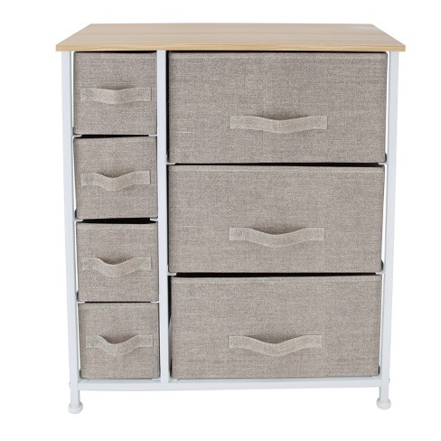 Simplify 3 Drawer Storage Chest, Grey