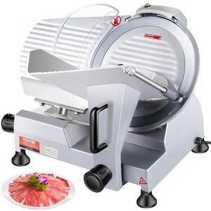 VEVOR Commercial Meat Slicer, 320W Electric Deli Food Slicer, 12 inch Carbon Steel Blade Electric Food Slicer, 350-400RPM Meat Slicer, 0-0.6 inch - 1 of 4