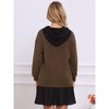 Jess by Meiko Women's Double Layer Hooded Pullover Dress - 4 of 4