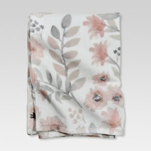 Flat Weave Bath Towels Coral Blooms - Threshold , Pink
