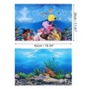 Unique Bargains Aquarium Background Poster Double-sided Aquarium Fish Tank Background Decorative Paper Sticker 1 Pc - 4 of 4