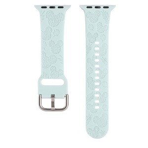 HTUTWOO Cartoon Engraved Apple Watch Band, Cute Soft Sport Silicone Strap 38/40/41/42/44/45/49mm for iWatch Series 10 9 8 7 6 5 4 3 2 1 SE Ultra - 1 of 4