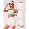 Allegra K Women's Bottom Lifting Ribbed High Waist Bottom Lifting Sports Control Panties - 3 of 4