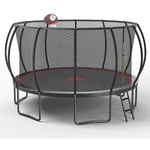 UNISOAR 12/14/16 Ft Trampoline with Basketball Hoop - 1 of 4